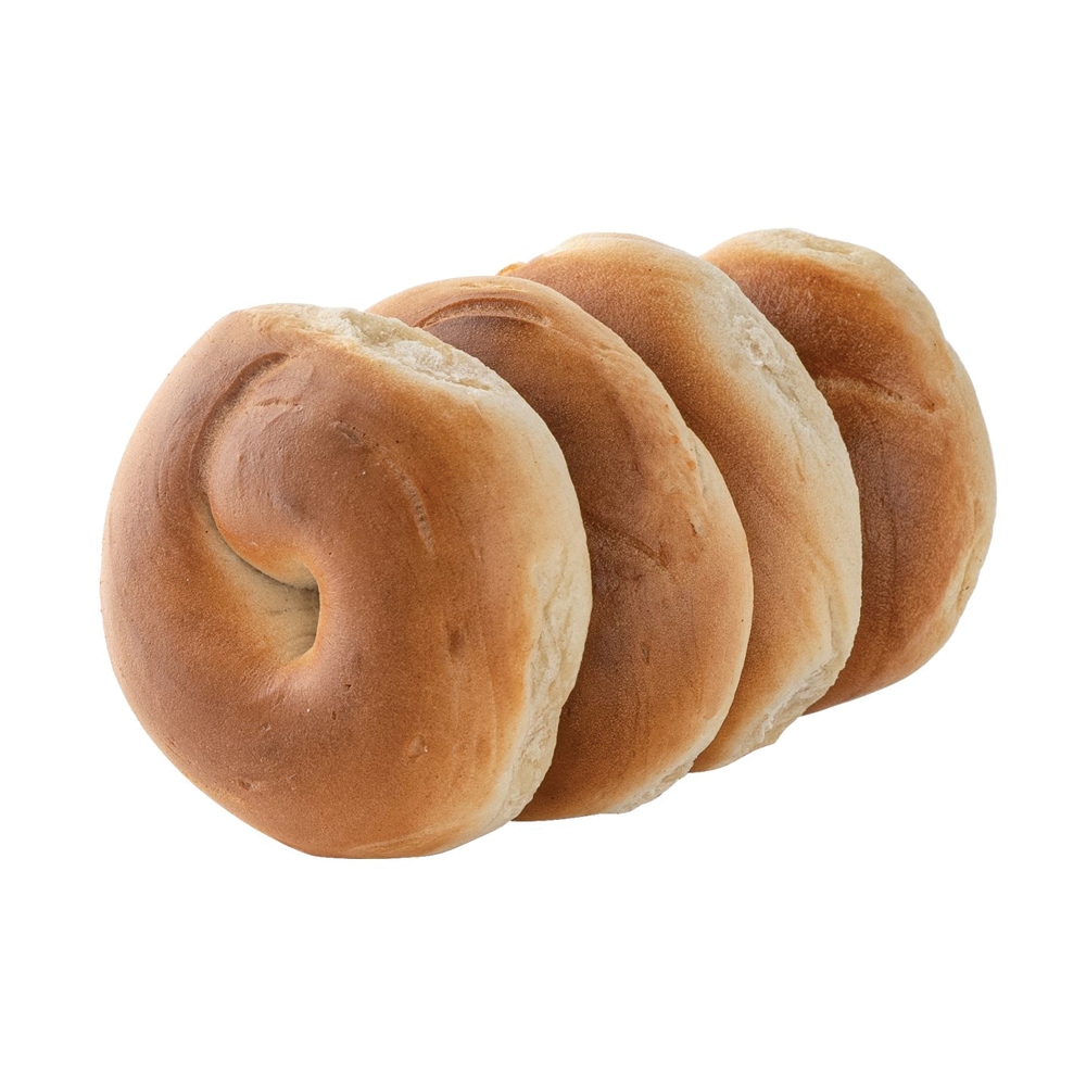 Plain Bagels - 4 Pack